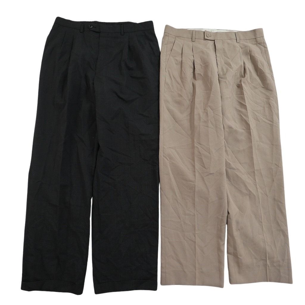 古着卸 まとめ売り スラックス パンツ 8枚セット (メンズ 34