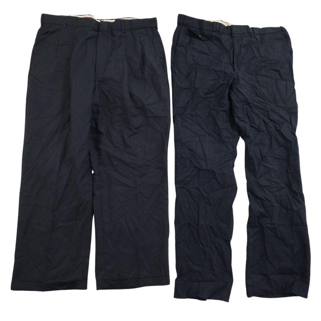 古着卸 まとめ売り スラックス パンツ 8枚セット (メンズ 35 ) デッド