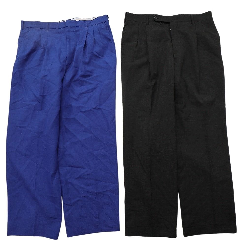 古着卸 まとめ売り スラックス パンツ 8枚セット (メンズ 36 ) コイン