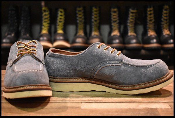 8.5 D 11年 レッドウィング 8101 オックスフォード スレートブルー アビレーンラフアウト 水色 ブーツ redwing FL 451