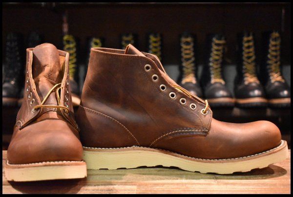 9.5 D ♥ 07年 レッドウィング 9111 アイリッシュセッター 茶 カッパー ラフ＆タフ プレーントゥ ブーツ redwing FL 454