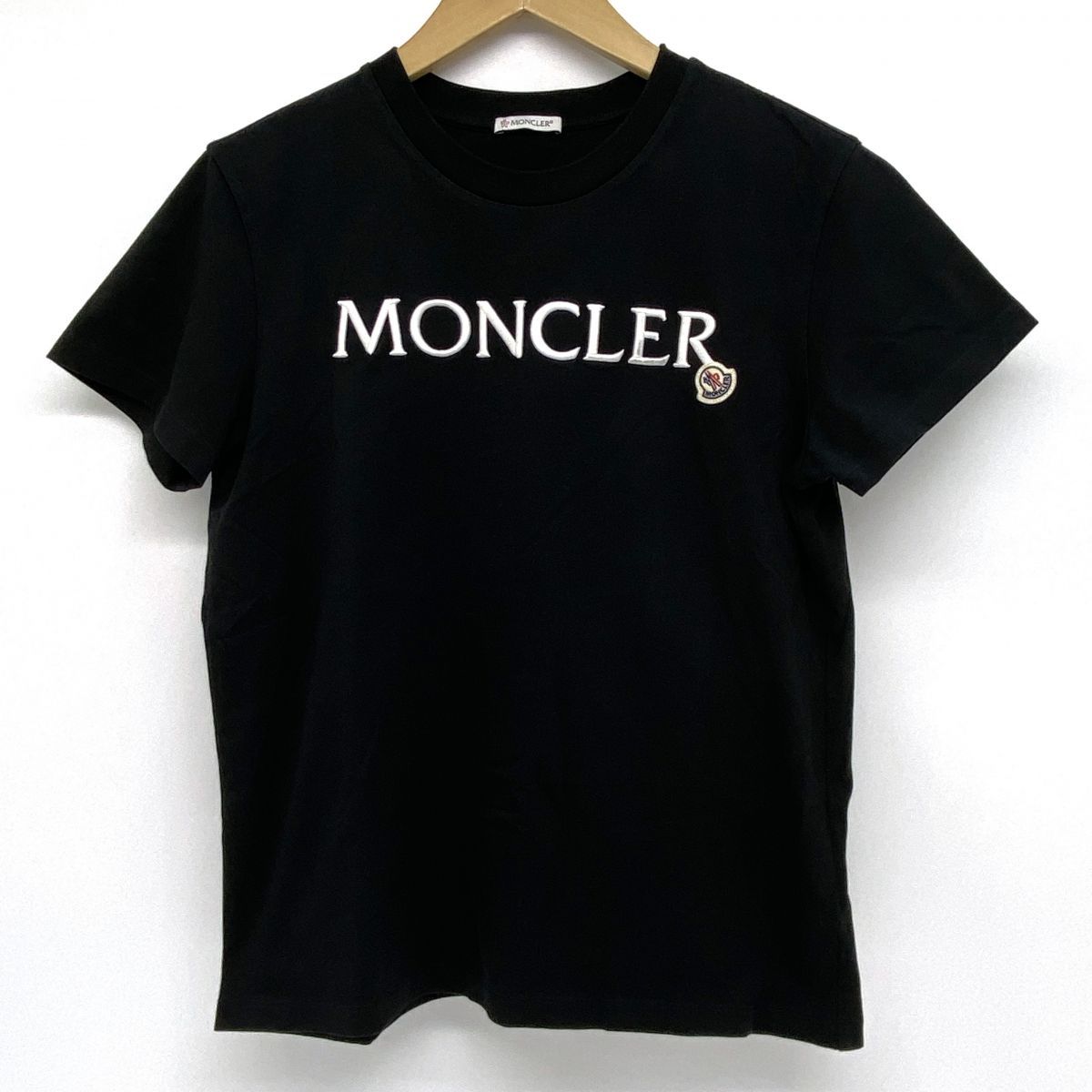 MONCLER モンクレール ロゴ刺繍 半袖 Tシャツ J20938C00011 89AIJ M