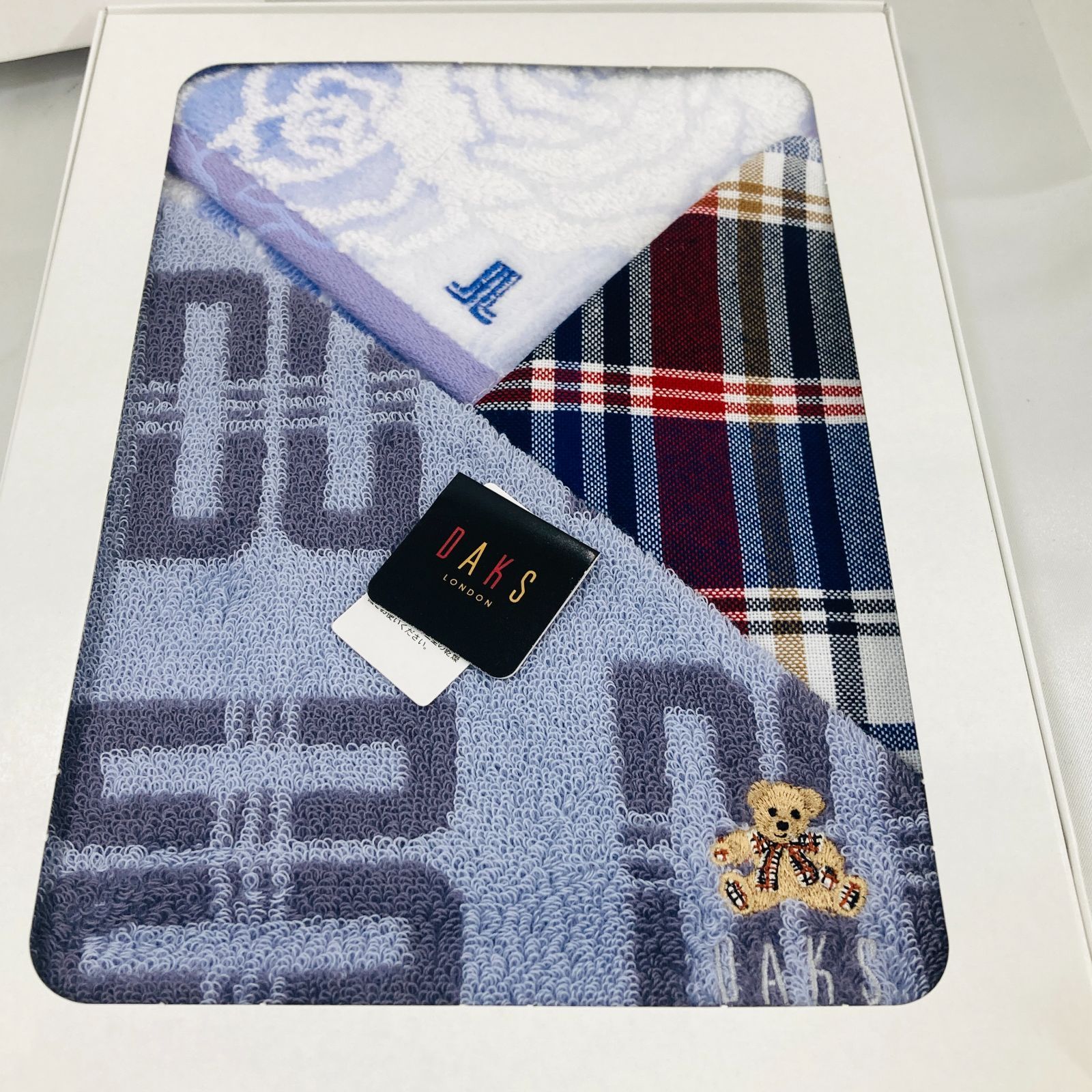 A【まとめ売り】タオルハンカチ DAKS ダックス テディベア LANVIN
