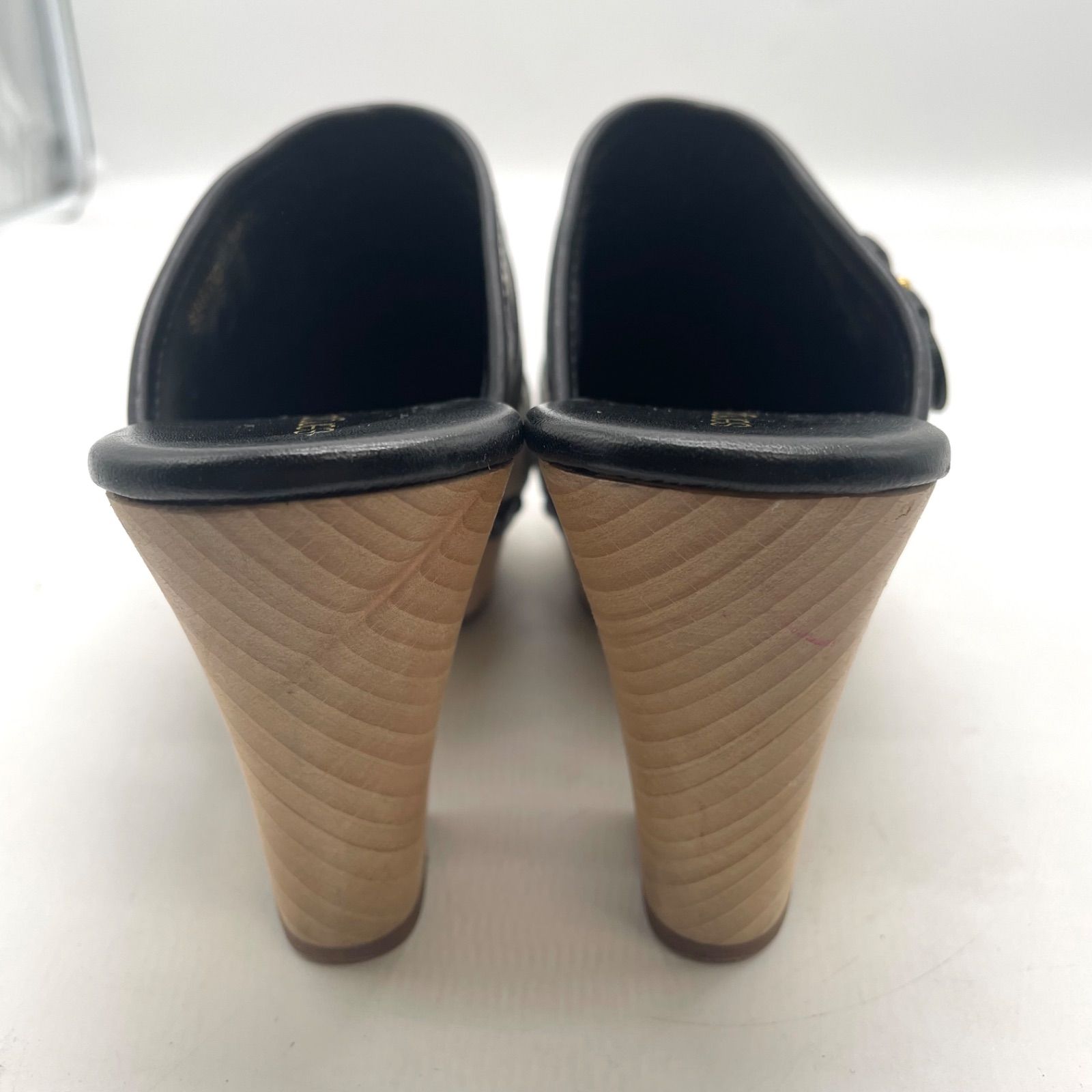 極美品 Sergio Rossi セルジオロッシ サボサンダル ゼブラ柄 アニマル