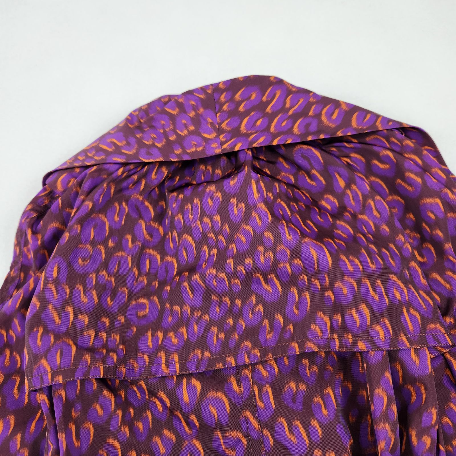 LOUISVUITTON トレンチコート ナイロン ヒョウ柄 レオパード 34 S相当