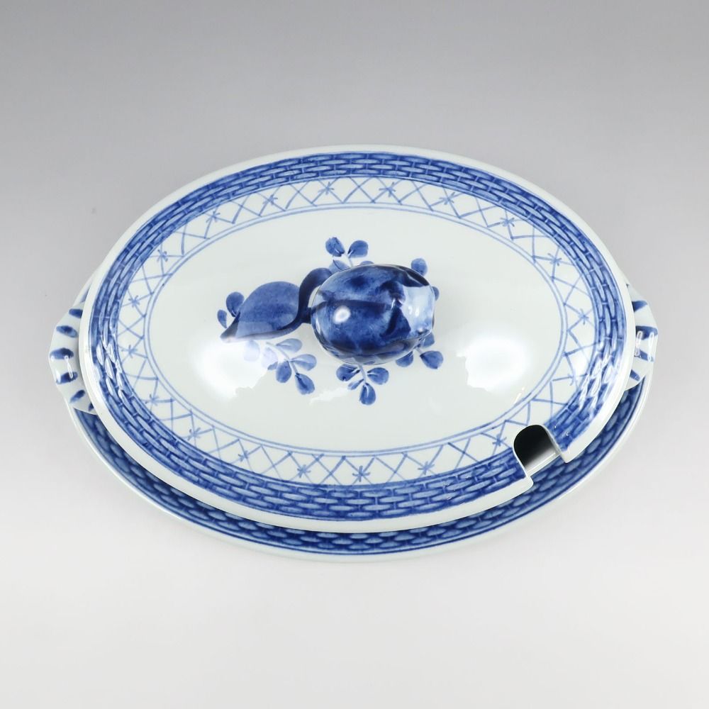 Royal Copenhagen ロイヤルコペンハーゲン ファイアンス トランクウェーバー スープチューリン _ 食器