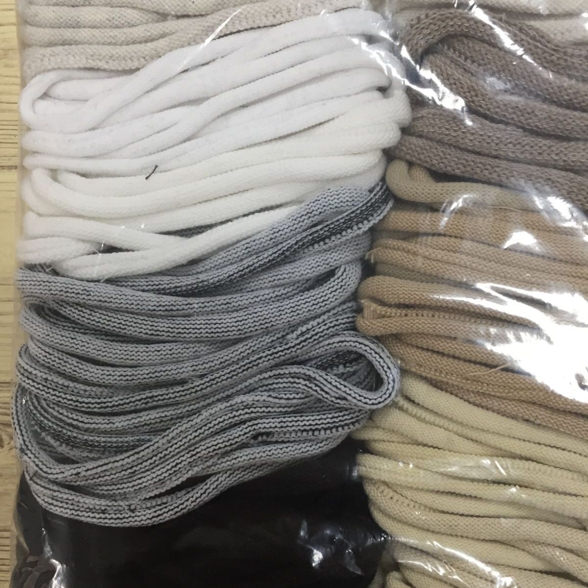 靴下わっか 素材 靴下はぎれ 8色セット コースター 鍋敷き 色々編め