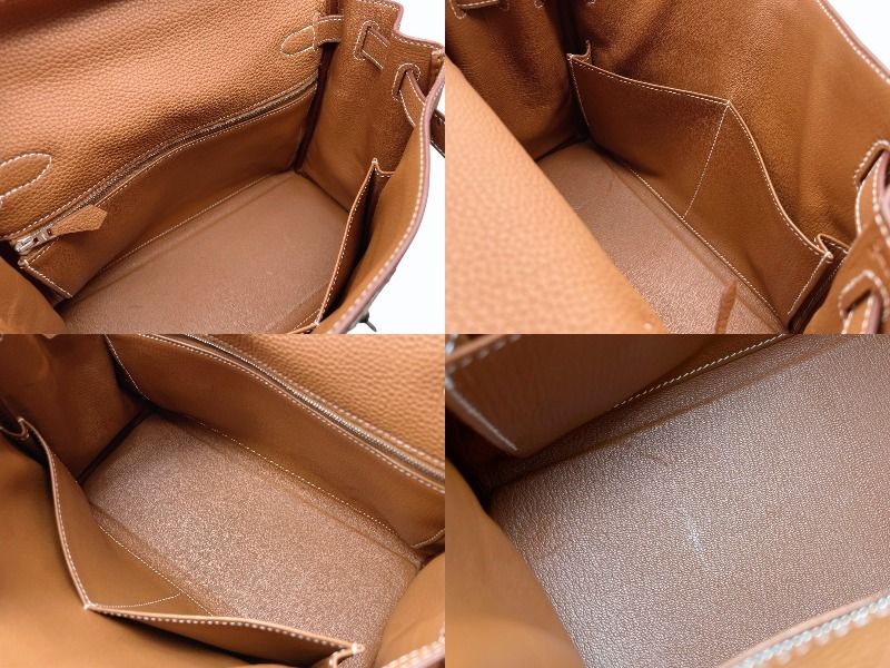 新品同様 HERMES エルメス ケリー28 内縫い ゴールド Z刻印 トゴ
