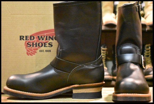 9 D ♥ 20年 レッドウィング 2268 エンジニア 黒 ブラック スチールトゥ ブーツ redwing FL 461
