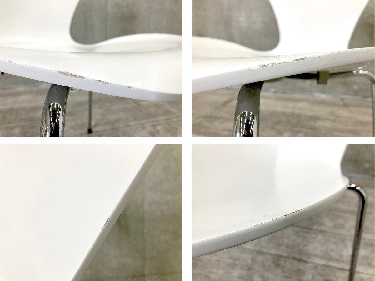 4H）Fritz Hansen/フリッツハンセン□セブンチェア□ラッカーホワイト