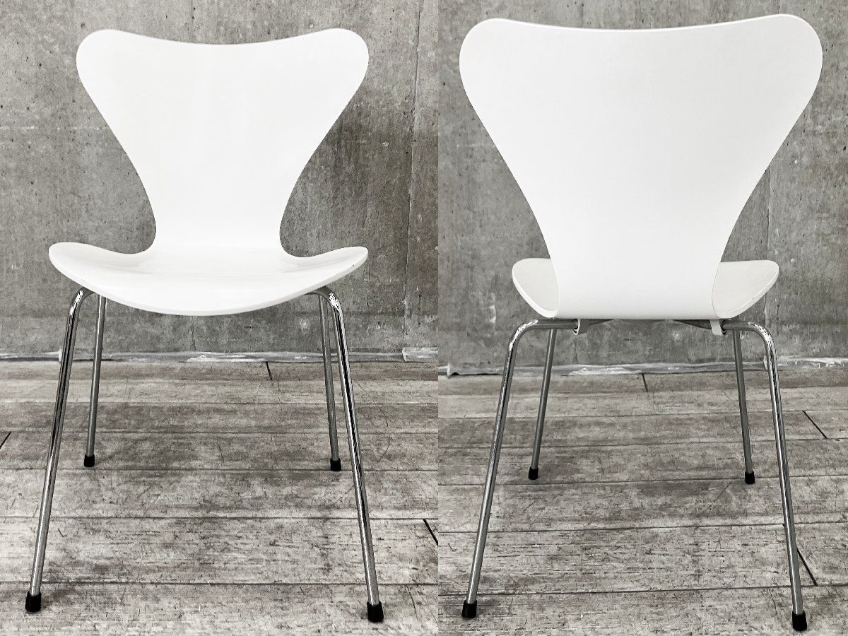 4G）Fritz Hansen/フリッツハンセン□セブンチェア□ラッカーホワイト