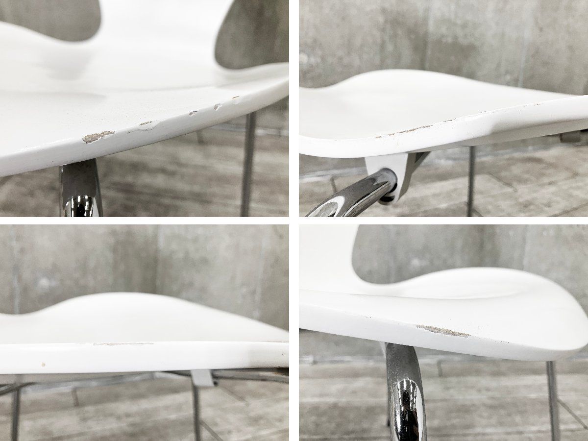 4C）Fritz Hansen/フリッツハンセン□セブンチェア□ラッカーホワイト