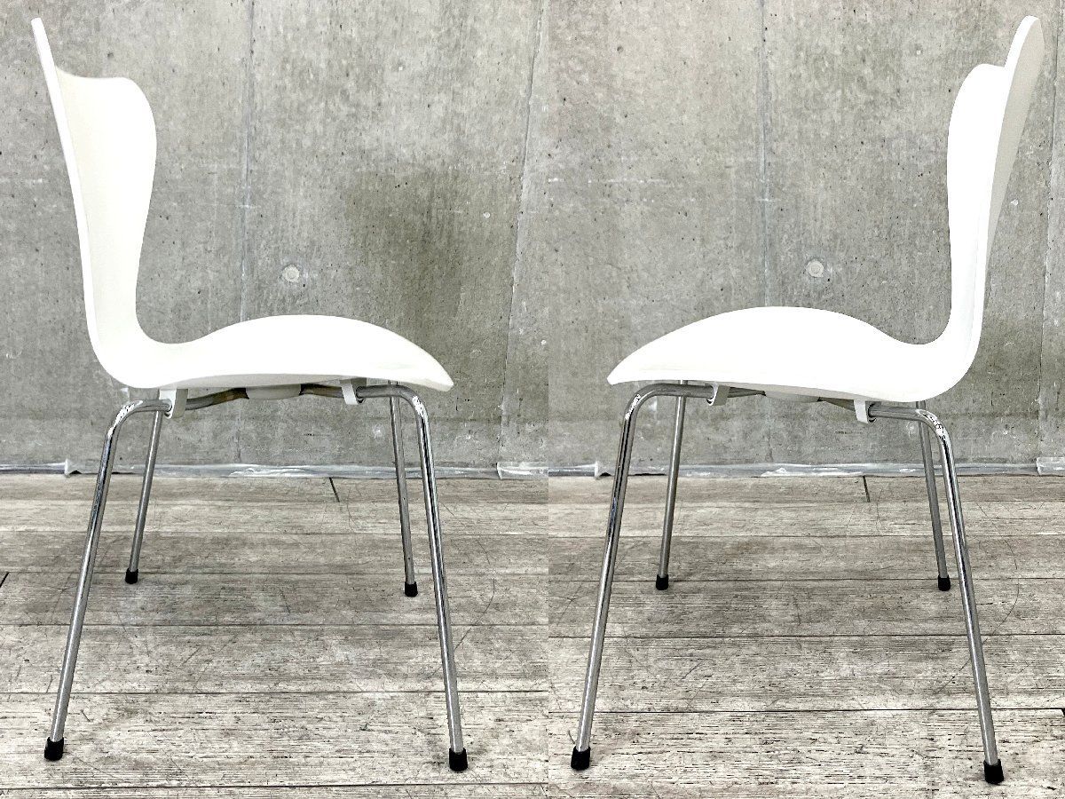 4H）Fritz Hansen/フリッツハンセン□セブンチェア□ラッカーホワイト