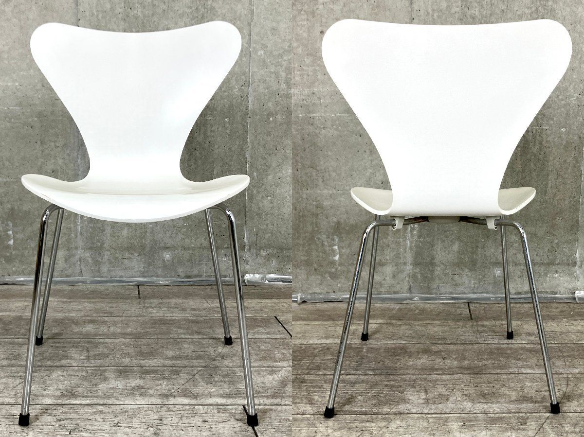3F）Fritz Hansen/フリッツハンセン□セブンチェア□ラッカーホワイト