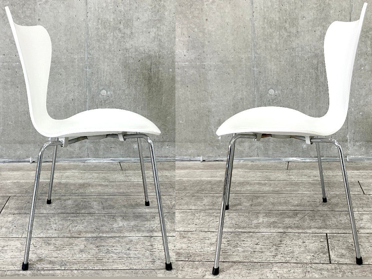 4D）Fritz Hansen/フリッツハンセン□セブンチェア□ラッカーホワイト