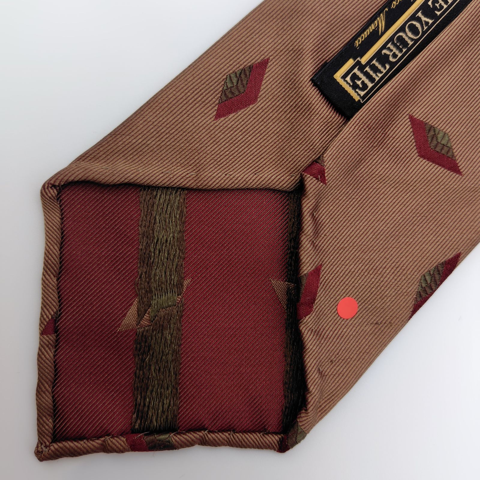 新品同様品　TIE YOUR TIE ブラウン ネクタイ　セッテピエゲ 新品同様品 TIE YOUR TIE ブラウン ネクタイ セッテピエゲ 美意識を