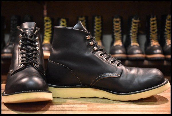8.5 D 羽タグ 96年 レッドウィング 8165 アイリッシュセッター 黒 ブラッククローム レースアップ ブーツ redwing FL 462