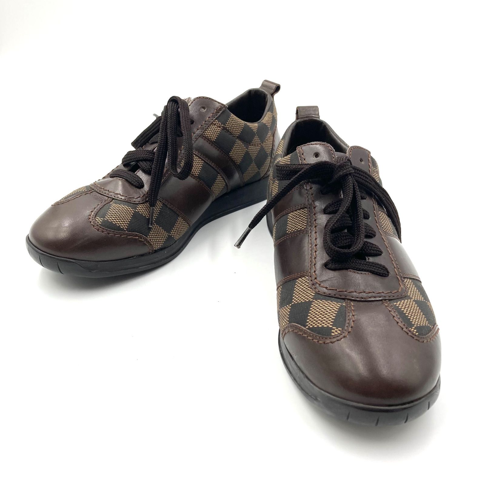 LOUIS VUITTON ルイヴィトン ダミエ エベヌ ローカットスニーカー