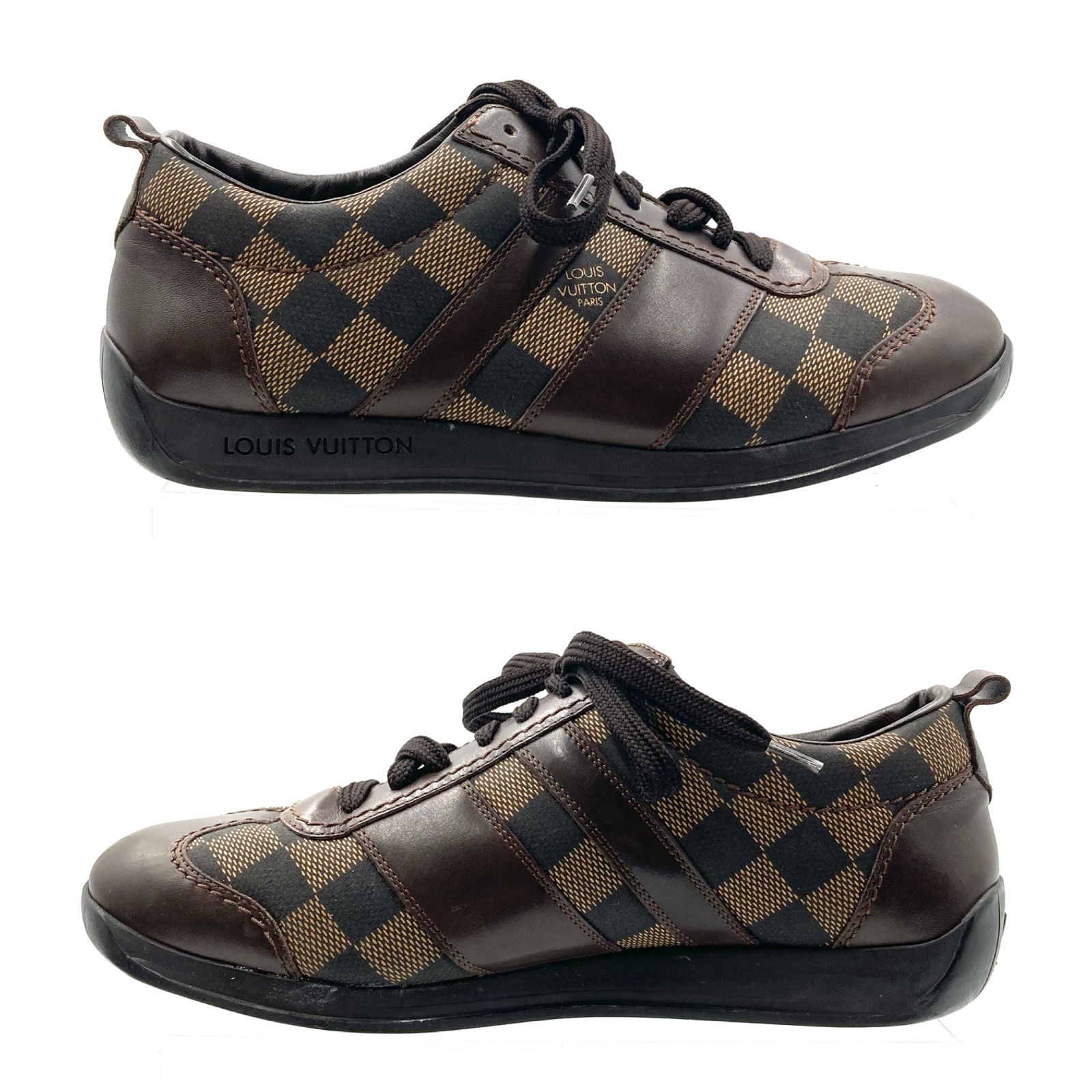 LOUIS VUITTON ルイヴィトン ダミエ エベヌ ローカットスニーカー