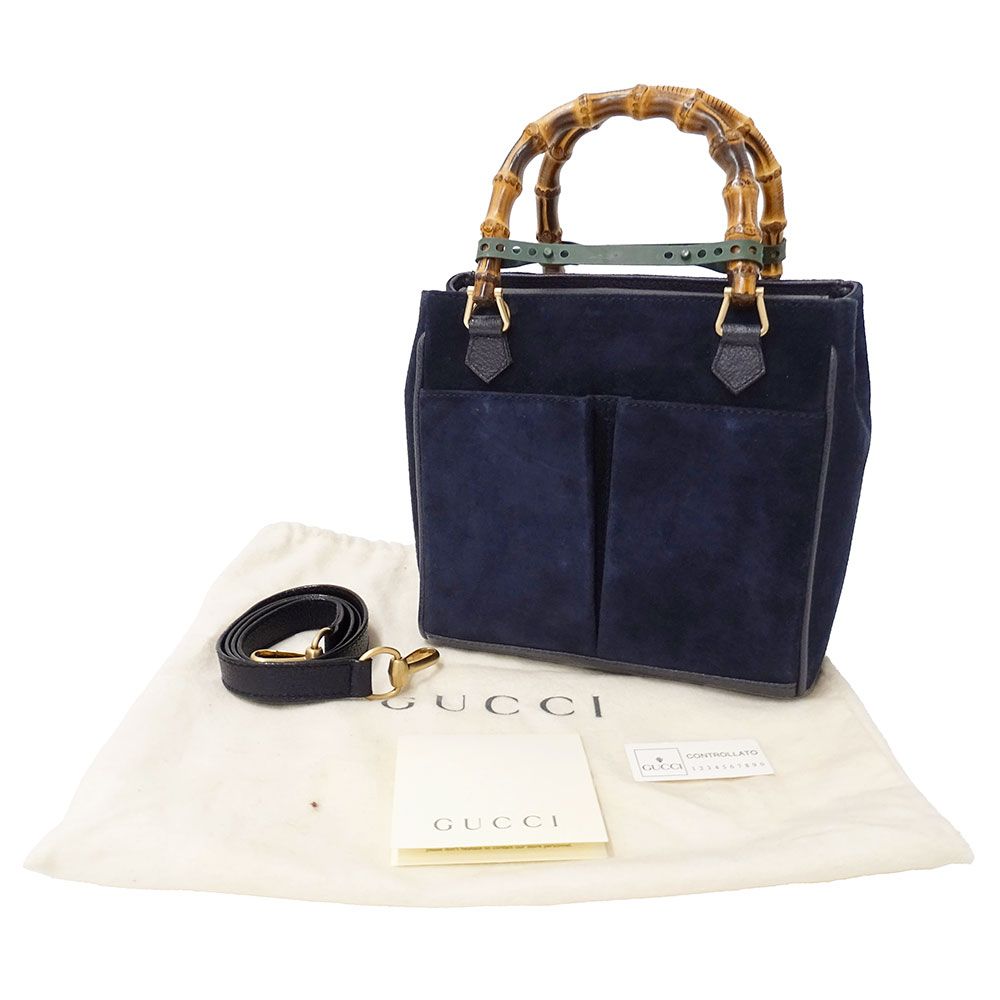 ⭐️極美品⭐️ グッチ バンブー ハンドバッグ ショルダーバッグ スエード　2way Amazon | [グッチ] バッグ ショルダーバッグ 2way レザー ウェビング