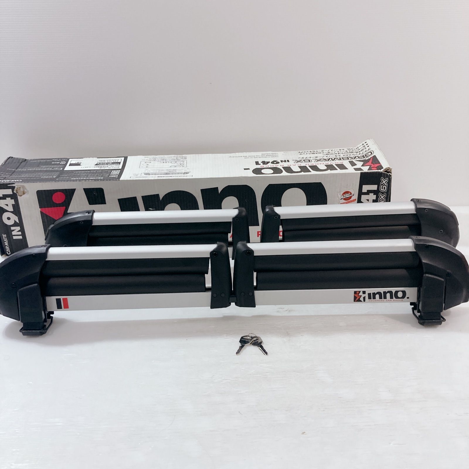 inno ADVACED CAR RACK GRABMAX 6 X グラブマックス6 スキー スノーボード アタッチメント スノーキャリア キャリアラック