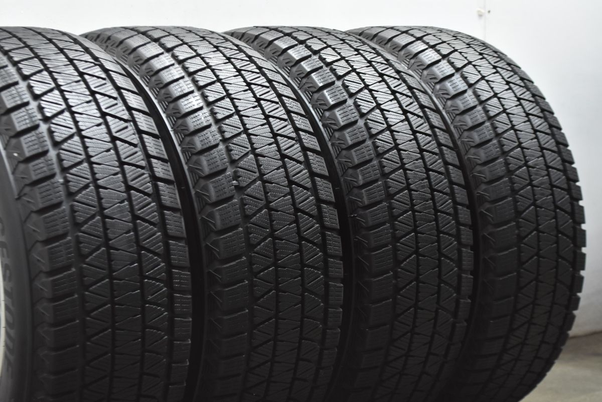  バリ溝 トヨタ 150 ランドクルーザープラド 後期 17 in 7.5 J 25 PCD 139.7 ブリヂストン ブリザック DM-V 3 265|65 R ハイラックス 17インチ タイヤ ホイールセット