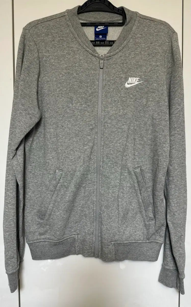 ナイキ グレー 弱起毛 ジップアップ アウター
