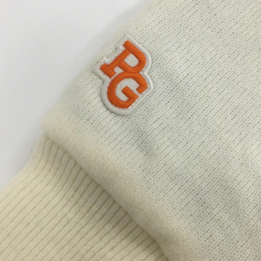 極美品 パーリーゲイツ ニットジャケット ワッフル ホワイト系 ゴルフウェア 4 パーリーゲイツ ジップアップ ハイネック ニット ジャケット ブルゾン