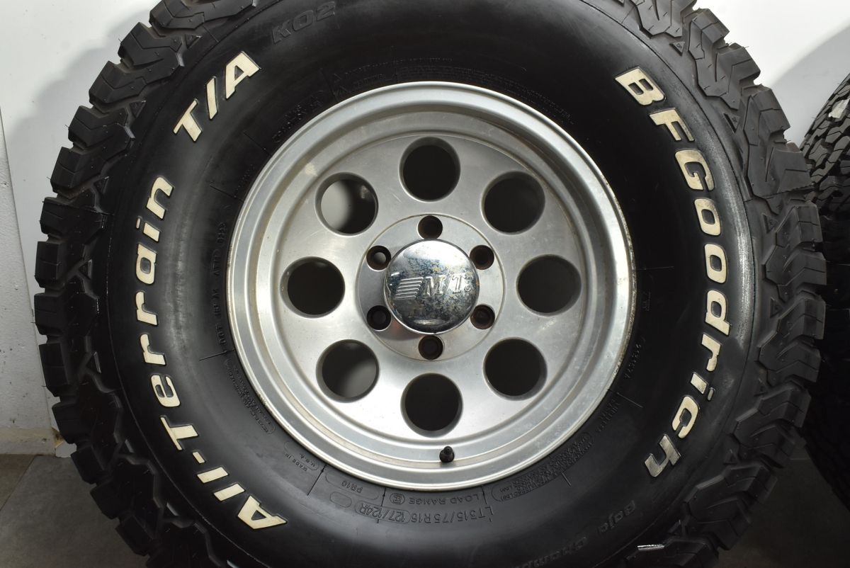 バリ溝】ミッキートンプソン 16in 8J ±0 PCD139.7 BFGoodrich All 