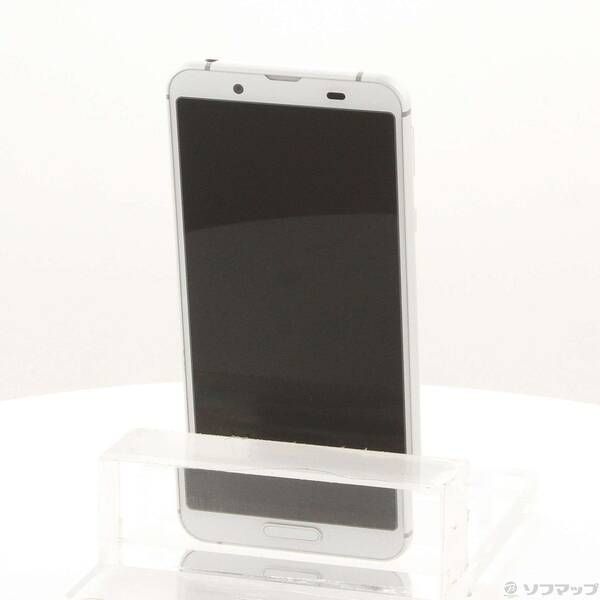 中古品〕 AQUOS sense3 64GB シルバーホワイト SH-02M docomoロック