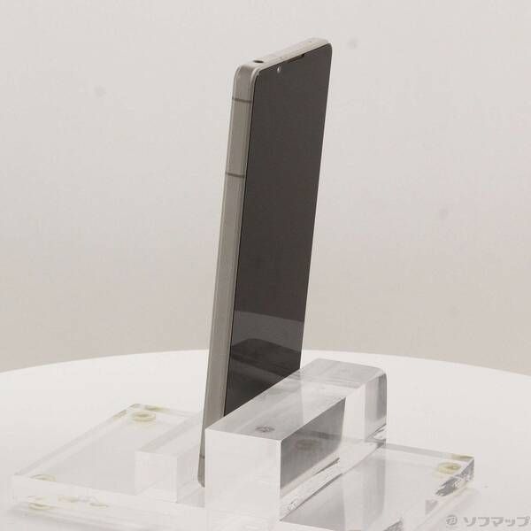 〔 品〕 Xperia 1 V 256 GB プラチナシルバー SOG 10 au SIMフリー 344