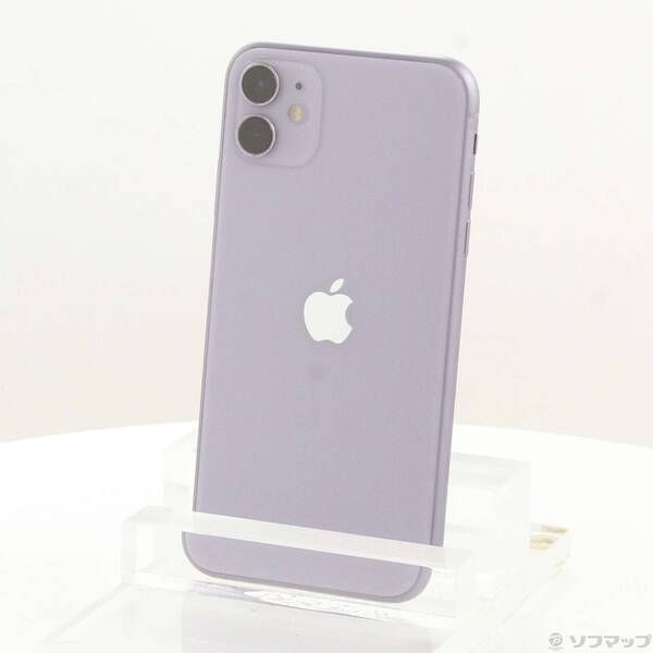 〔 品〕 iPhone 11 64 GB パープル MWLX 2 J A SIMフリー 262