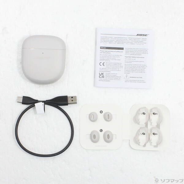 〔 品〕 Bose QuietComfort Ultra Earbuds ホワイトスモーク 344 DJミキサー ワイヤレスイヤホン 