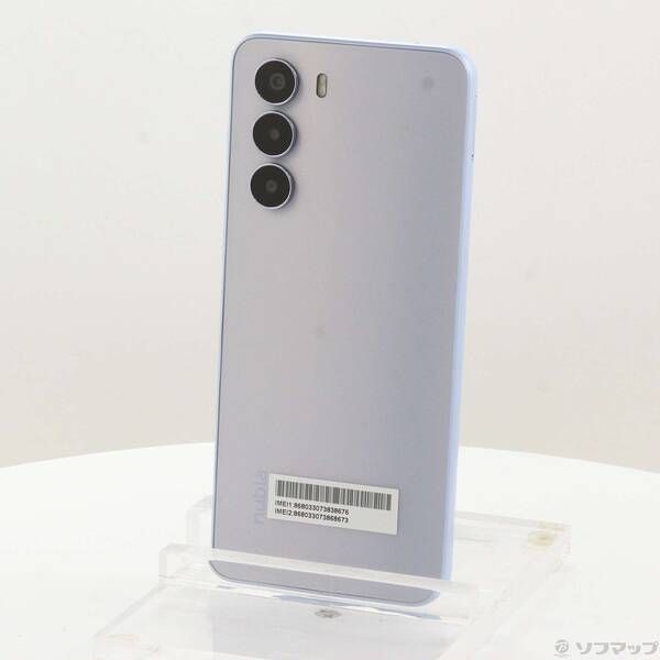 〔 品〕 nubia S 5 G 128 GB ライトパープル A 403 ZT Y!mobile SIMフリー 198