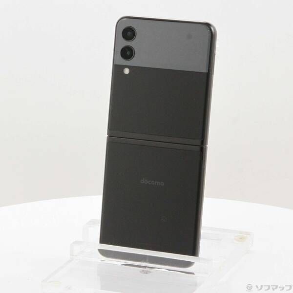 中古品〕 Galaxy Z Flip3 5G 128GB ファントムブラック SC-54B docomo