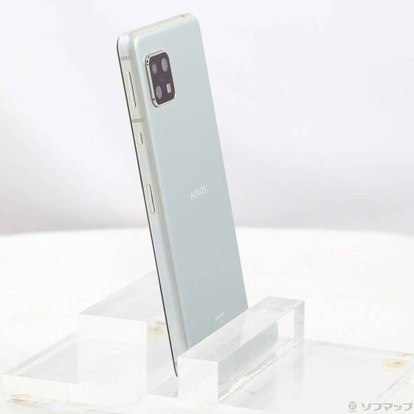中古品〕 AQUOS sense5G 64GB オリーブシルバー SHG03 auロック解除SIM