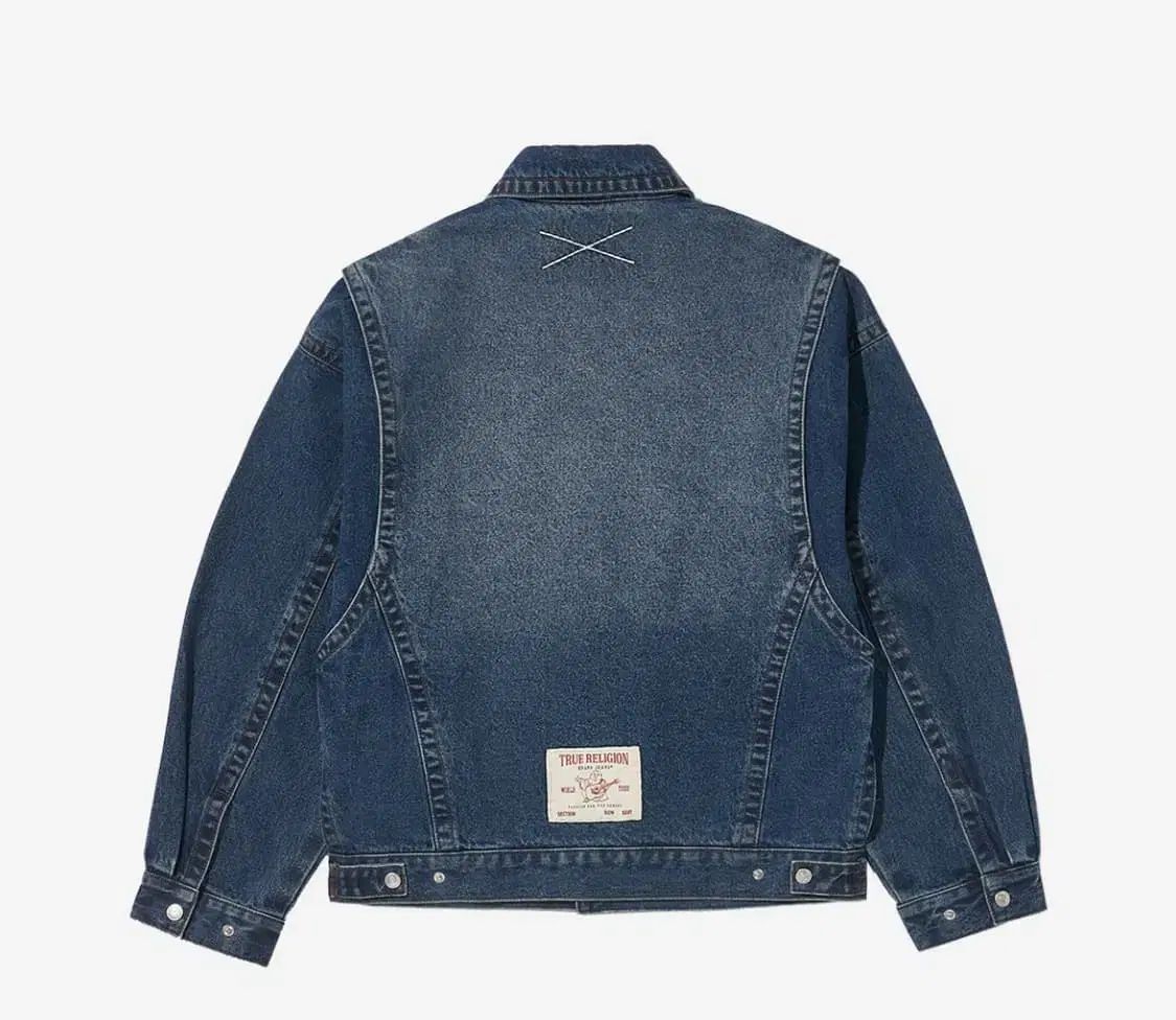 新品(L)トゥルーレリジョン デニム トラッカージャケット Indigo