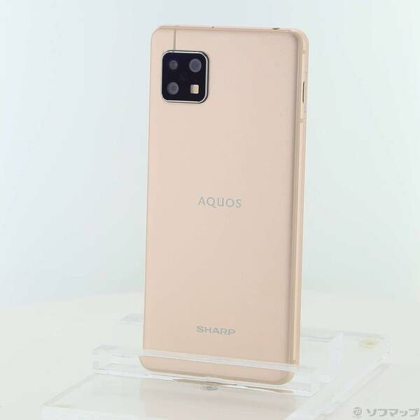 中古品〕 AQUOS sense5G 64GB ライトカッパー SH-M17 SIMフリー【269