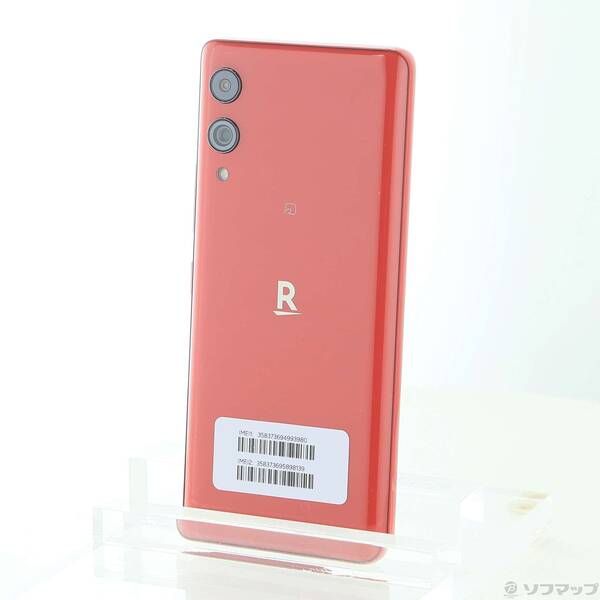 〔 品〕 Rakuten Hand 5 G 128 GB クリムゾンレッド P 780 SIMフリー 295
