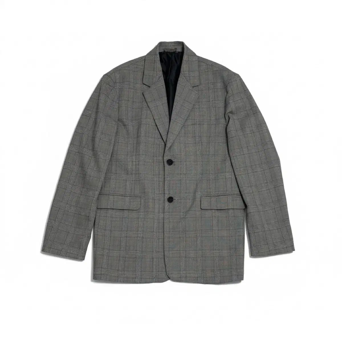 DRAW FIT チェック パータン ブレーザー ジャケット L