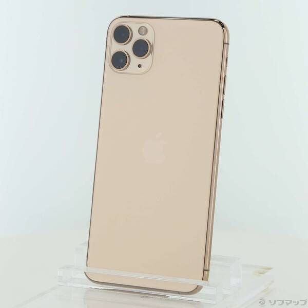 〔 品〕 iPhone 11 Pro Max 256 GB ゴールド MWHL 2 J A SIMフリー 349