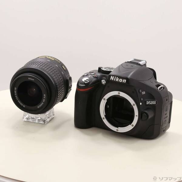 〔 品〕 NIKON D 5200 18-55 VR レンズキット ブラック 349