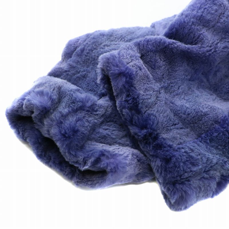 ノーブランド 毛皮コート シェアードミンクファー 染め 染色 ショート