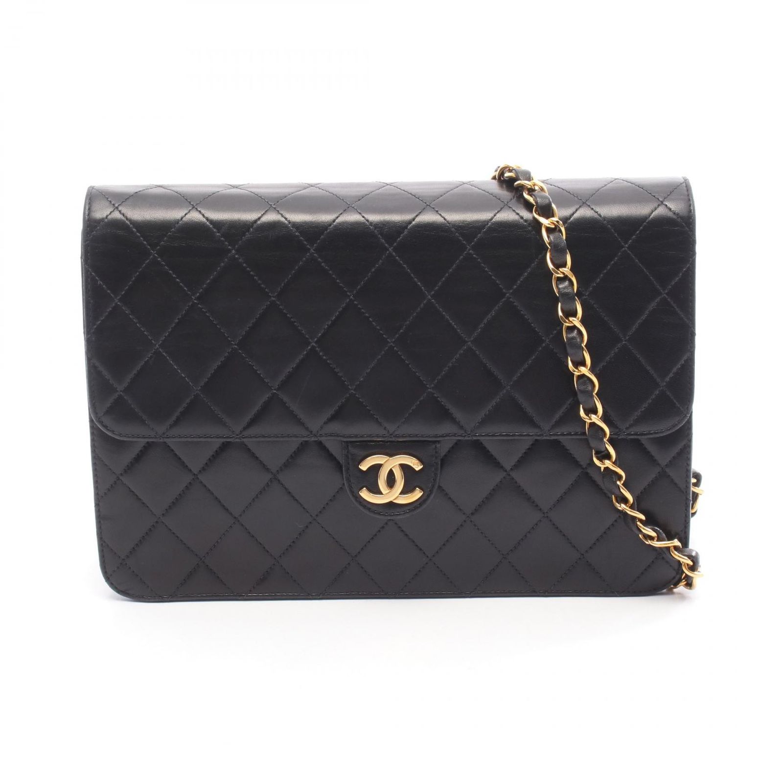 シャネル CHANEL ショルダーバッグ マトラッセ A03570 ブラック