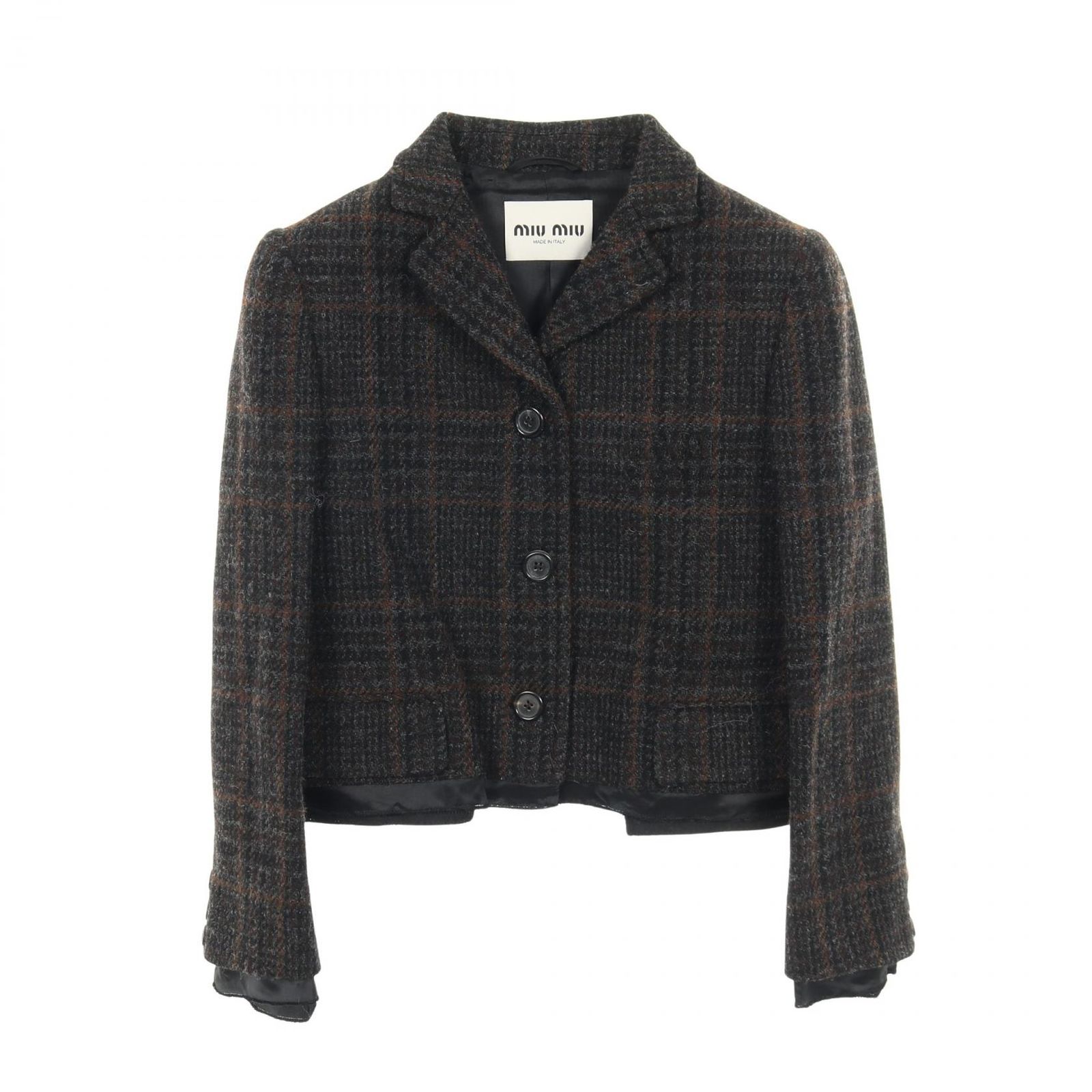 ミュウ Miu ウール ジャケット レディース A