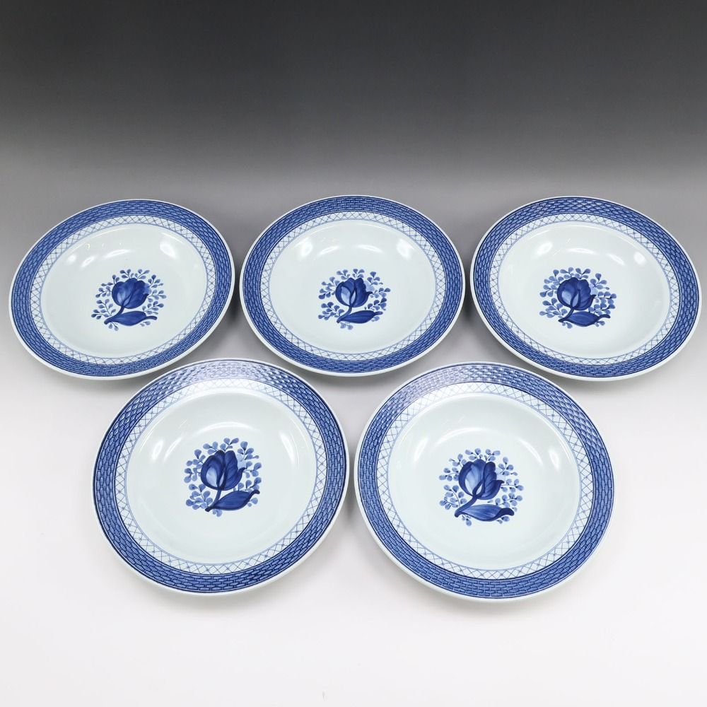 Royal Copenhagen ロイヤルコペンハーゲン ファイアンス トランクウェーバー ディーププレート ５ _ 食器