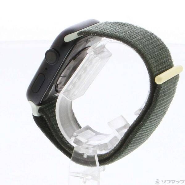 〔 品〕 Apple Watch Series 9 GPS 45 mm ミッドナイトアルミニウムケース サイプレススポーツループ 348