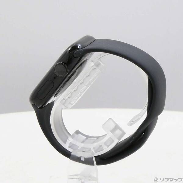 〔 品〕 Apple Watch Series 10 GPS 42 mm ジェットブラックアルミニウムケース ブラックスポーツバンド 344