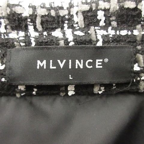 メルヴィンス mlvince 美品 コート ツイード アウター ポケット付き