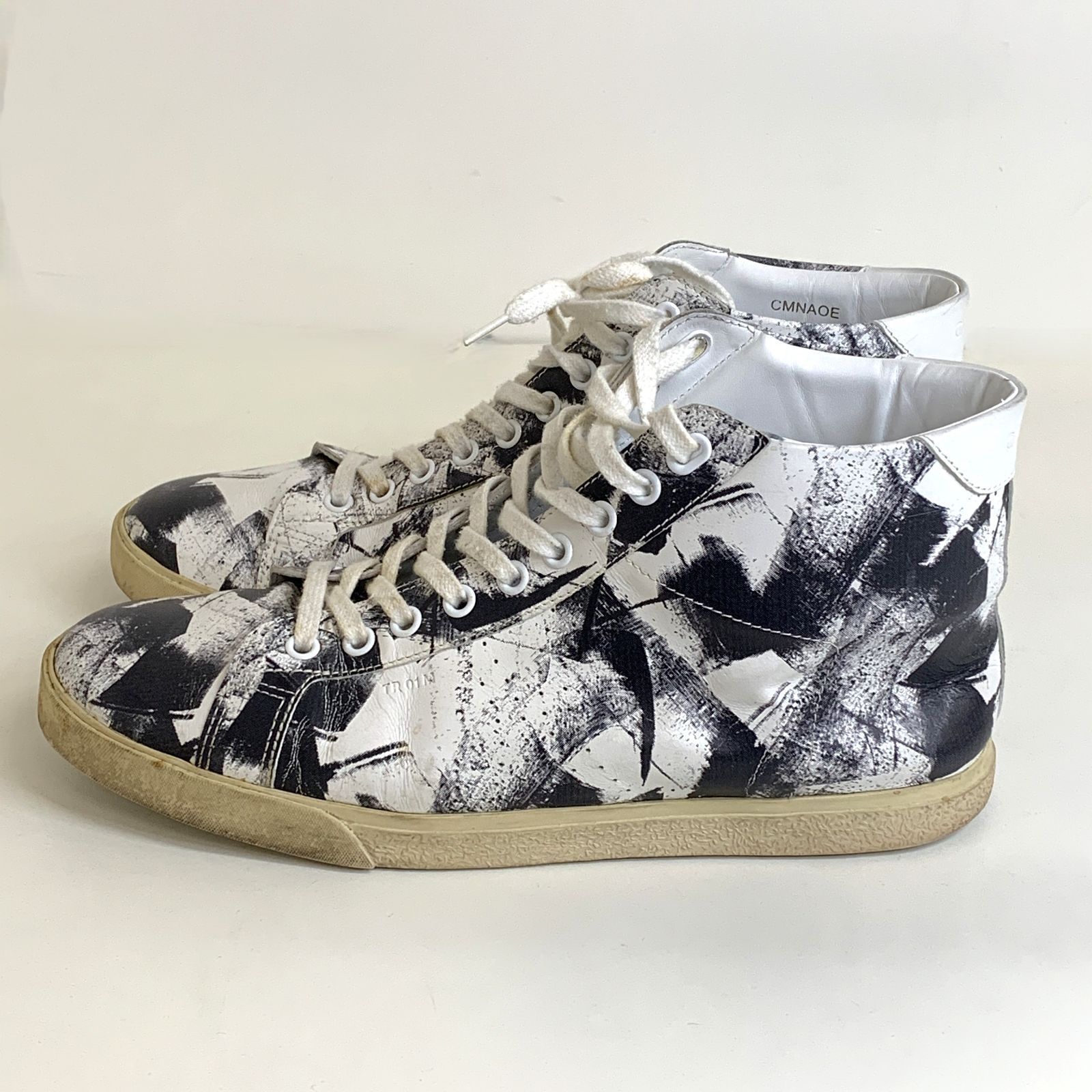 品 CELINE CMNAOE TR 01 M 総柄 ハイカットスニーカー サイズ表記 41 セリーヌ スニーカー GT